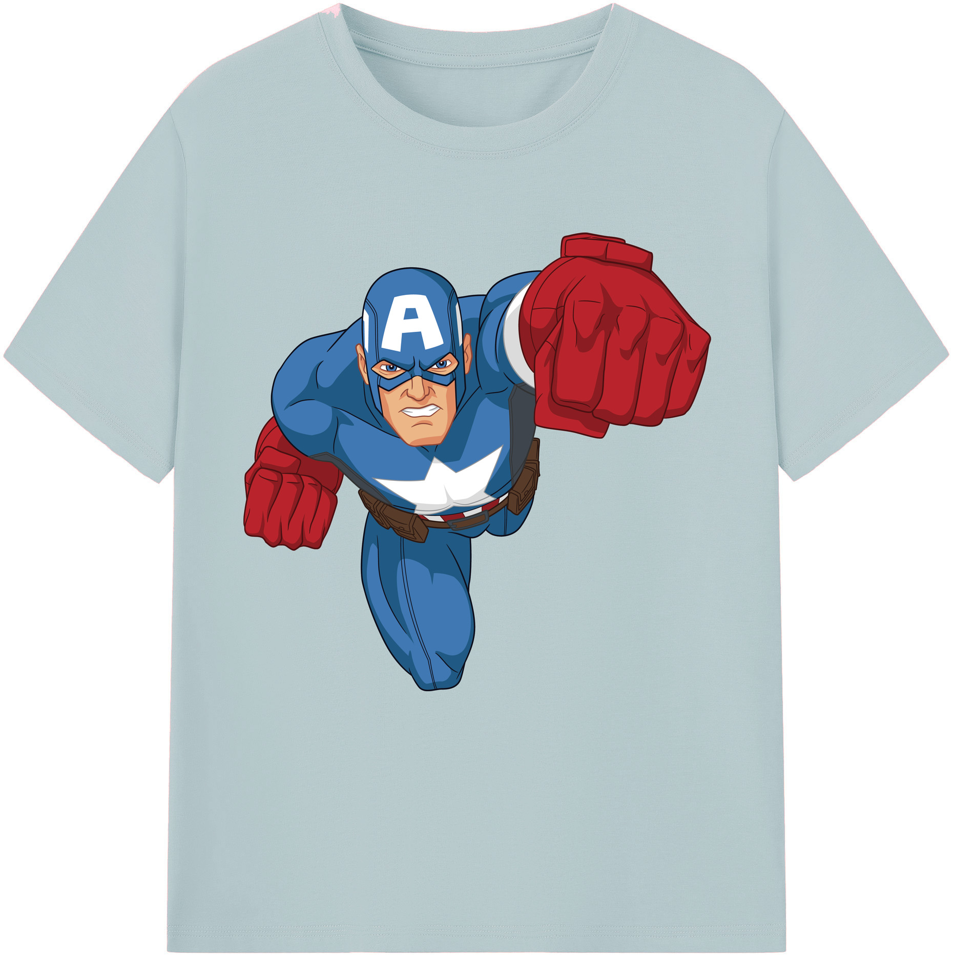 （画像用） アベンジャーズ The Avengers 綿100％半袖Tシャツ（フロントプリント）